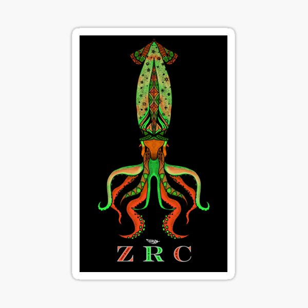 For Squid, Version 2 Sticker
