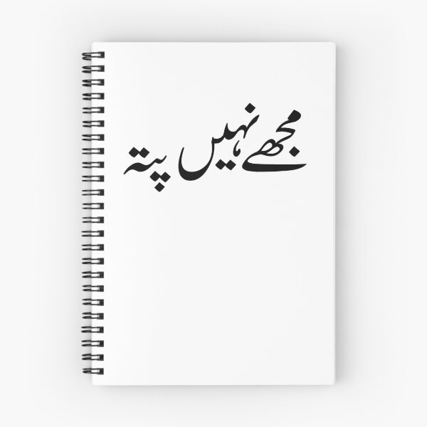 Item preview, I Don't Know In Urdu designed and sold by kamrankhan.