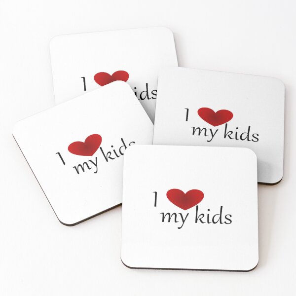 Item preview, I heart my kids designed and sold by WanderingBark.
