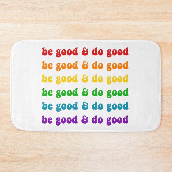 Item preview, BE GOOD & DO GOOD Groovy Rainbow Text designed and sold by krh327.