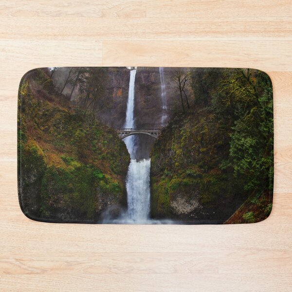 Item preview, Multnomah Falls Oregon - Woodland Waterfall designed and sold by aprilfrosbury.