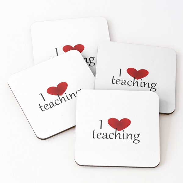 Item preview, I heart teaching  designed and sold by WanderingBark.
