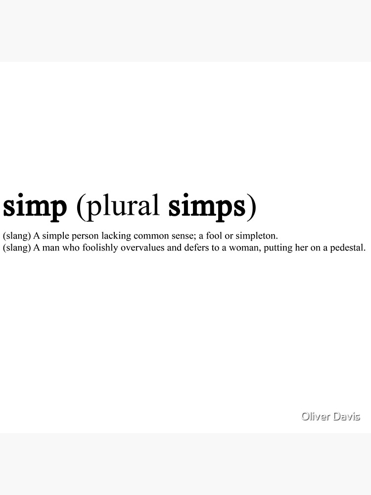 Urban Dictionary: Simp