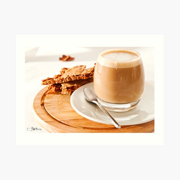 Cortado and Biscuits Art Print
