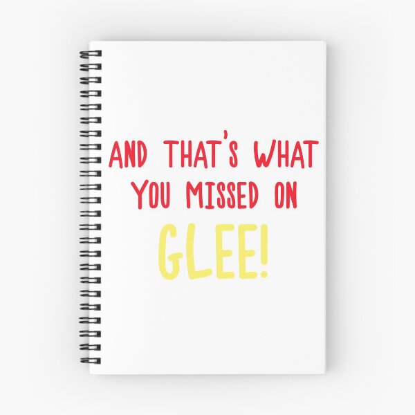 Item preview, That's What you Missed on Glee! designed and sold by juniperkale.