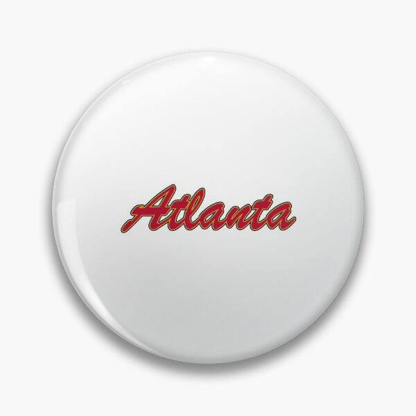 Item preview, Baseball Fan of Atlanta Red Gold and Blue on White designed and sold by gkillerb.