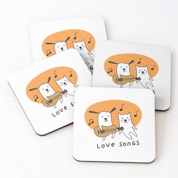 Item preview, Love Songs - Snapchat Cat and Dog designed and sold by cluedup.