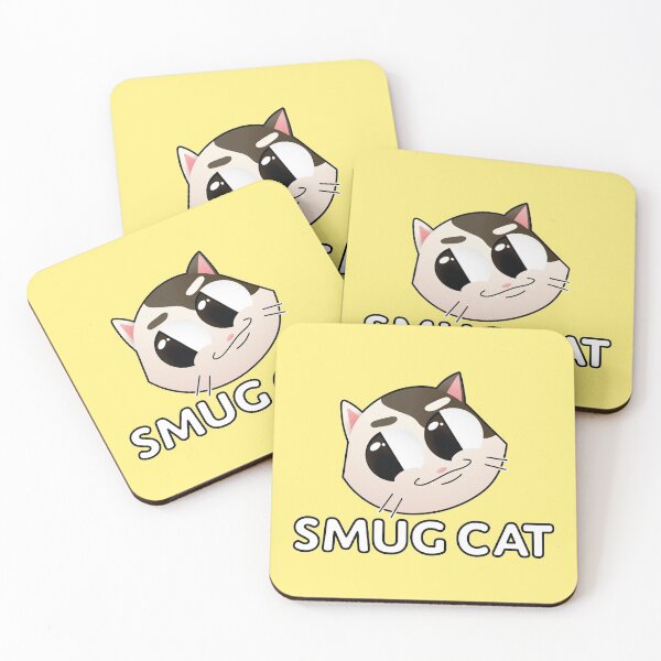 Item preview, Copy of Smug Cat  (text) designed and sold by Marvel Rivals Art.