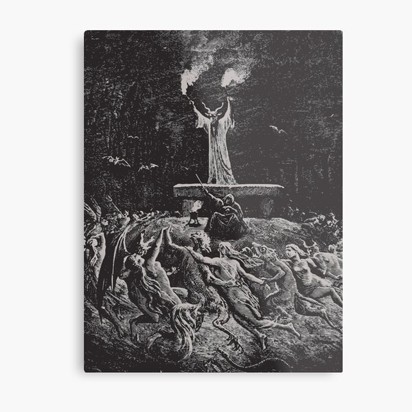 LA DANSE DU SABBAT Metal Print