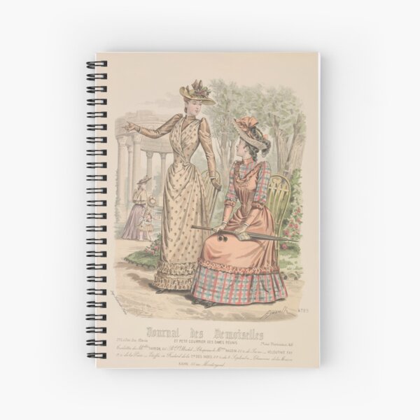 Item preview, Coutryside French Fashion Plate from a 1890 Victorian Paris Fashion Journal designed and sold by Vintage-TM.