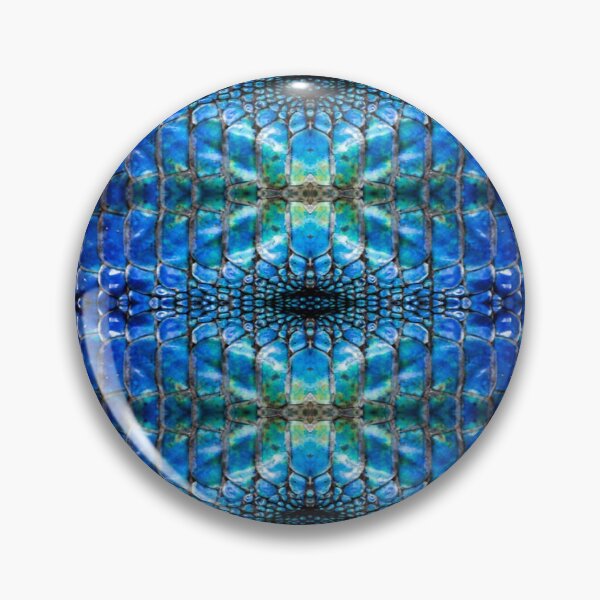 Aperçu de l'œuvre Motif peau de serpent bleu créée et vendue par Stingchic.