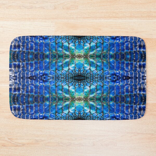 Item preview, Snakeskin pattern blue designed and sold by Stingchic.