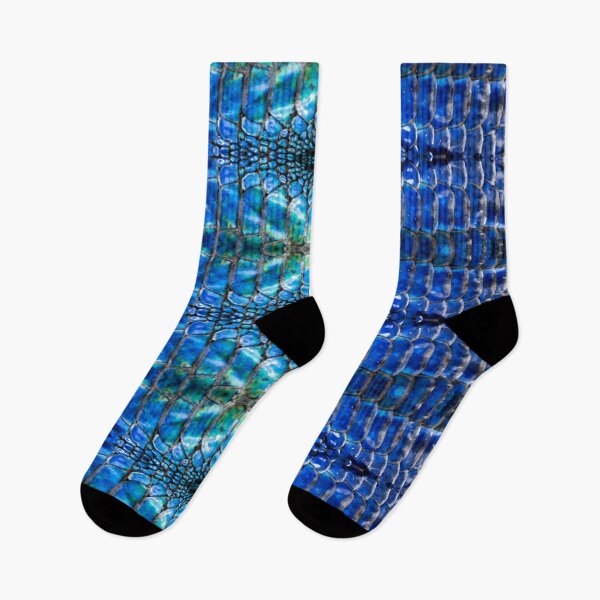 Item preview, Snakeskin pattern blue designed and sold by Stingchic.