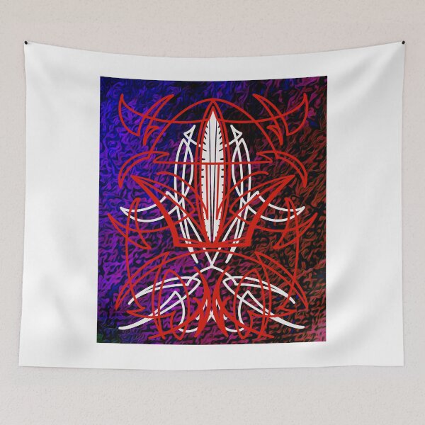 Item preview, Red Over White Pinstripe On Wood designed and sold by Goose Motors.