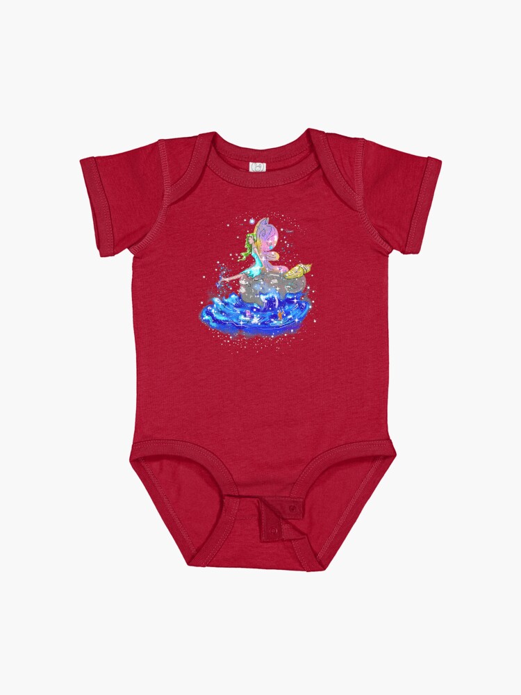 Thumbnail 1 of 2, Baby One-Piece, Blue Sea Mist The Seaside Fairy™ designed and sold by TeelieTurner.