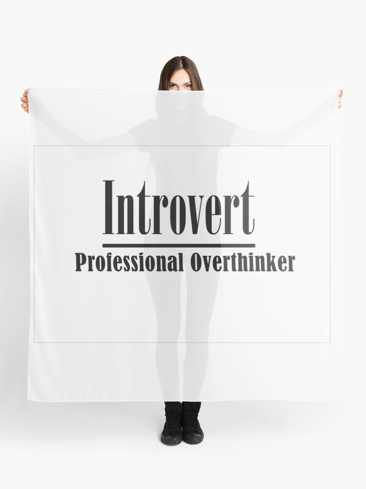 Introvert Love Quotes Scarves for Sale