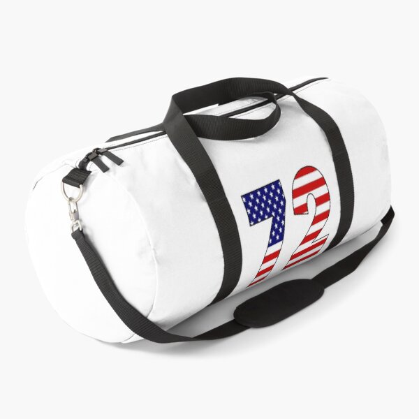 Item preview, Number 72 with USA flag on the background designed and sold by AllShirts21.