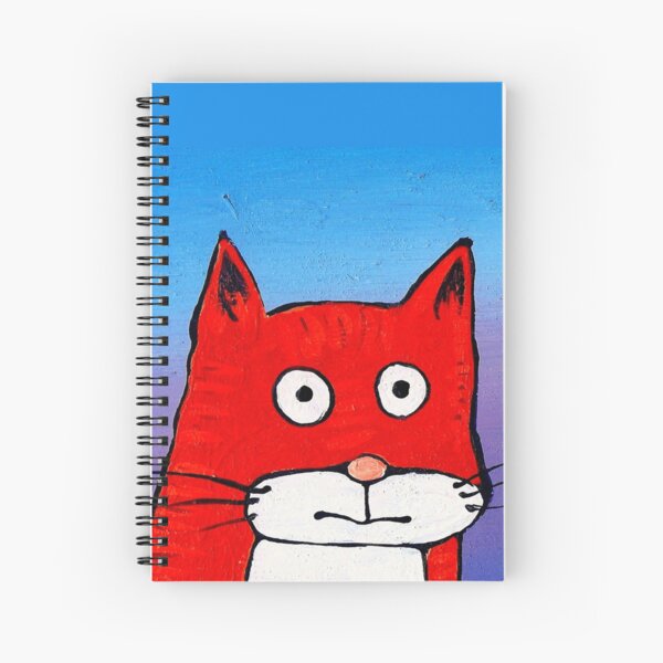 SURPRISE CAT! Spiral Notebook