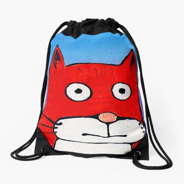 SURPRISE CAT! Drawstring Bag