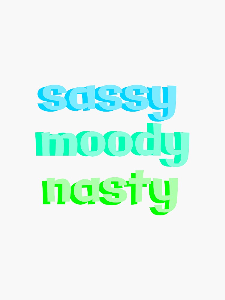 "blue and green tik tok sticker" Sticker by lilacstickerss Redbubble