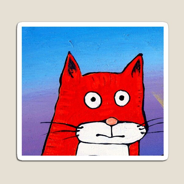 SURPRISE CAT! Magnet