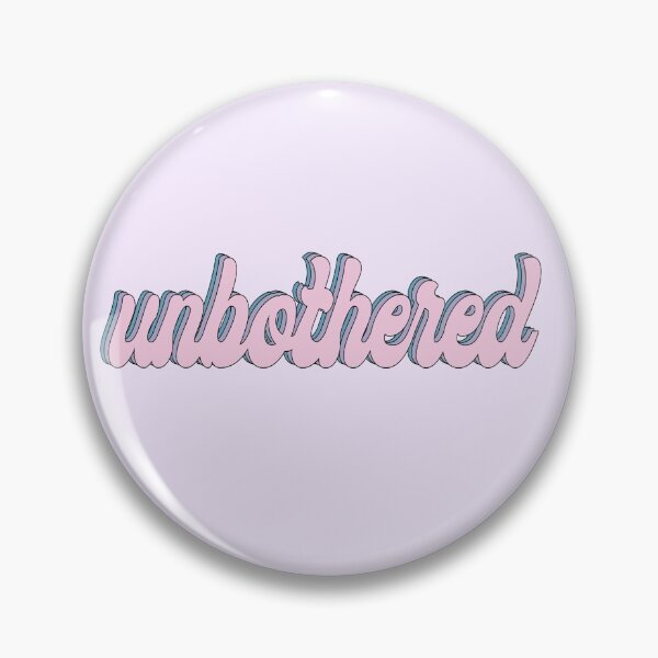 Item preview, unbothered designed and sold by thicker than  a sticker.