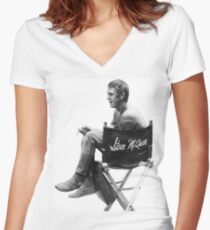 Steve McQueen T-shirt col V femme