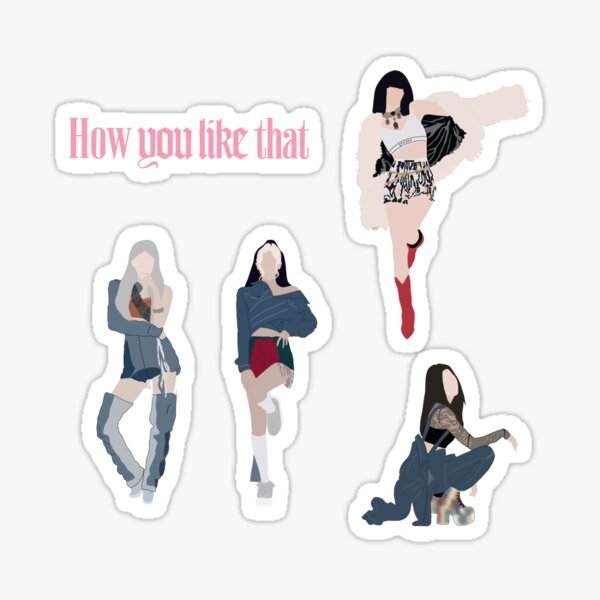 blackpink stickers redbubble