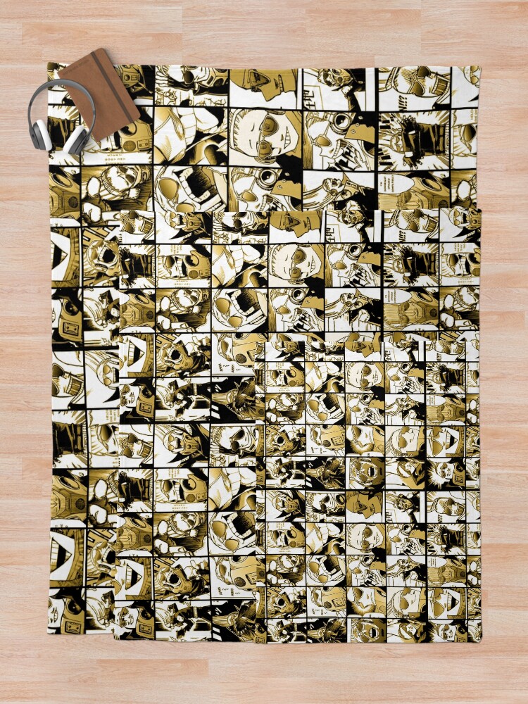 Alternate view of Present Mic (color version) - My hero academia collage Throw Blanket