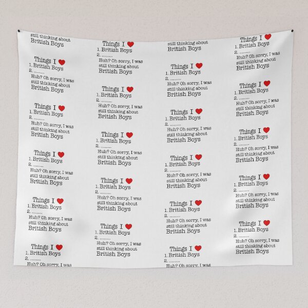 Item preview, Things I Love - British Boys designed and sold by beegurl13.