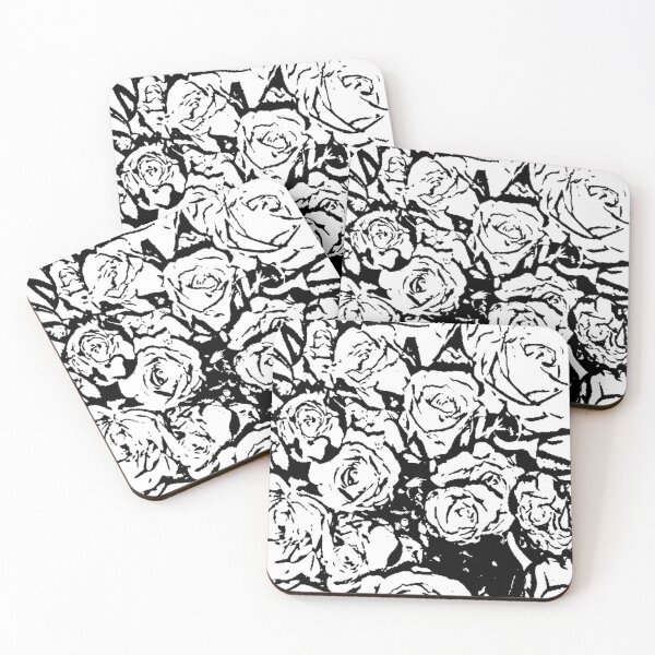 Item preview, Black and White Roses designed and sold by WanderingBark.