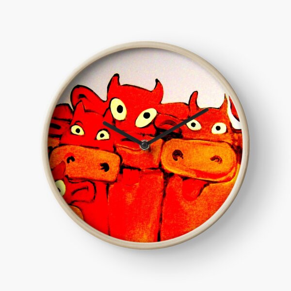COWS GALORE Clock