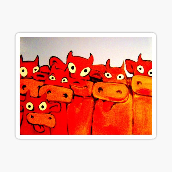 COWS GALORE Sticker