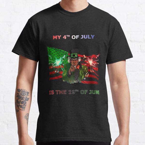 Juneteenth, Juneteenth flag uncle sam design Classic T-Shirt