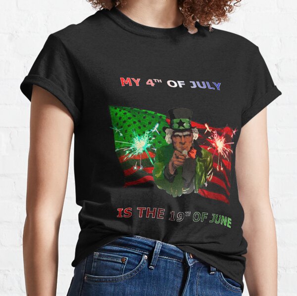 Juneteenth, Juneteenth flag uncle sam design Classic T-Shirt