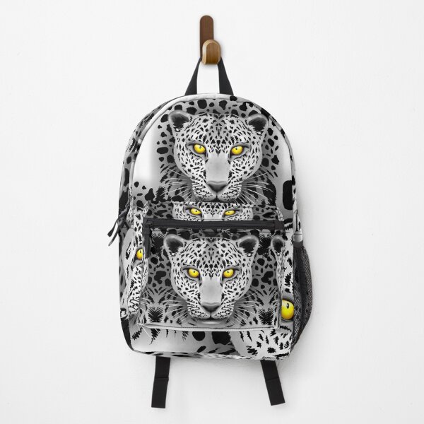 Item preview, White Leopard with Yellow Eyes designed and sold by BluedarkArt.