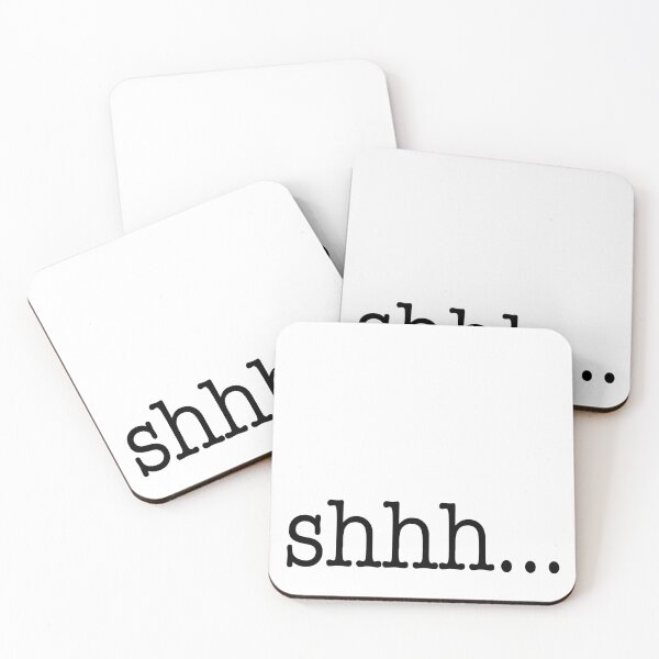 Item preview, SHHH... [WB] designed and sold by damek.