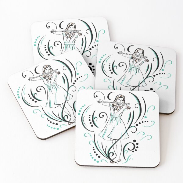 Item preview, Girl Playing Violin or Viola  designed and sold by Kate Hyunsu Cho.