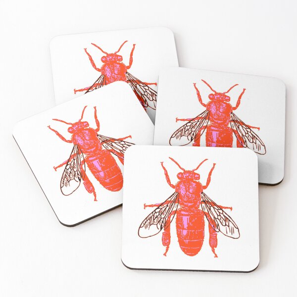 Item preview, Bee red and pink designed and sold by shtem.