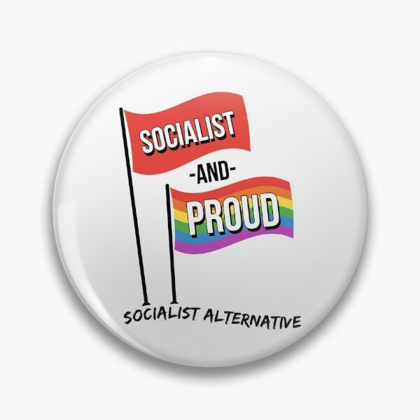 Item preview, Socialist and Proud designed and sold by sabayarea.