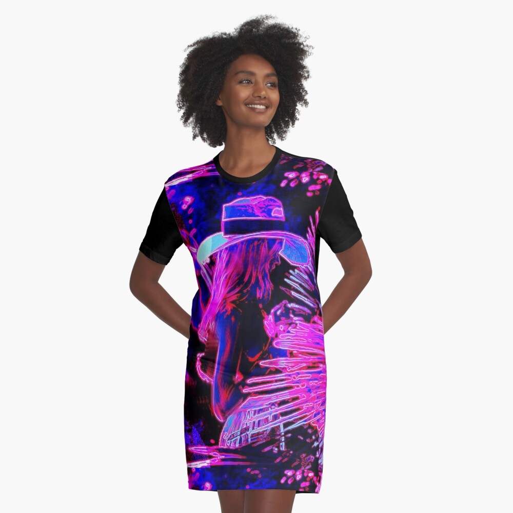 SUNHAT Graphic T-Shirt Dress