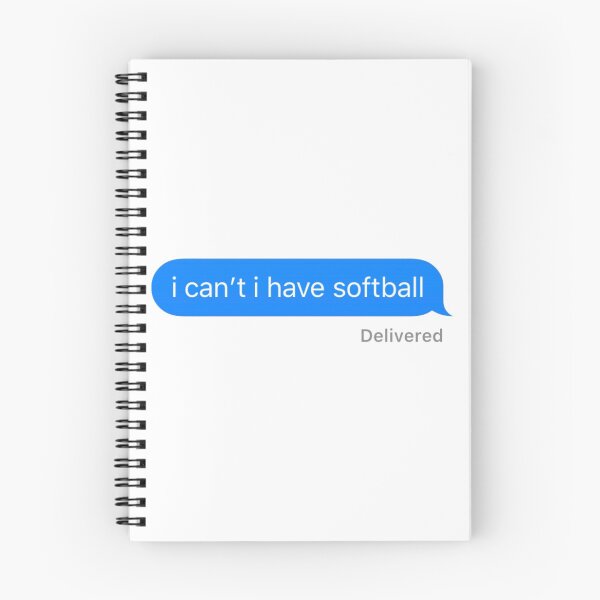 Item preview, I Can’t I Have Softball (Lowercase) designed and sold by DulceDesigns.