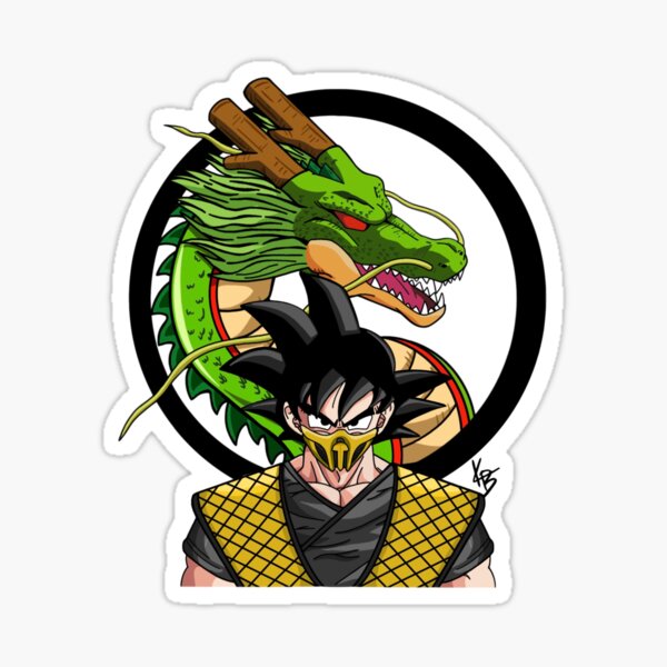 Scorpion Goku Sticker