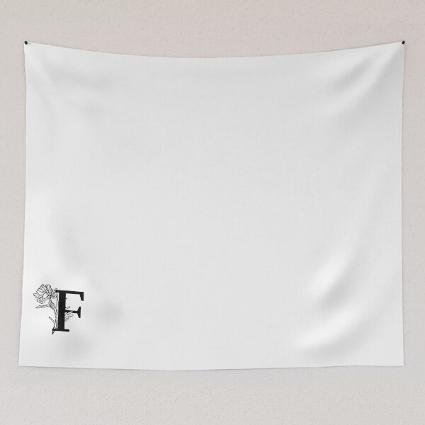 Item preview, Floral outline letter F designed and sold by calliefarley.