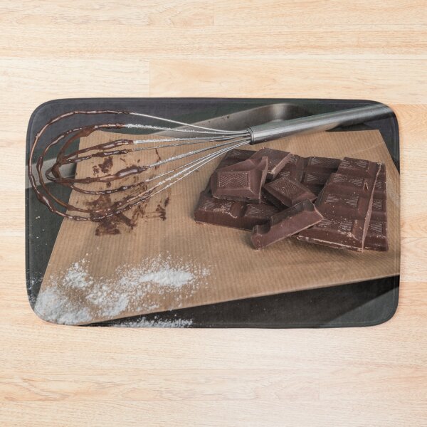 Item preview, Chocolate chunks. Chocolate bar pieces and whisk on board designed and sold by AnaMOMarques.
