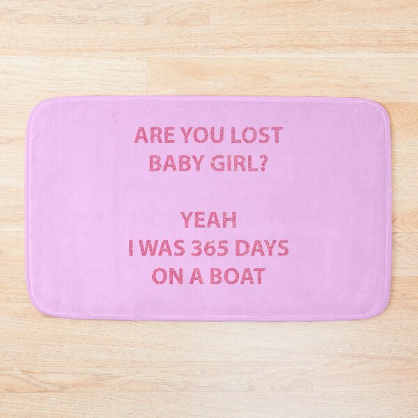 Item preview, 365 Days lost on a boat glitter pink designed and sold by oxoxoxo.