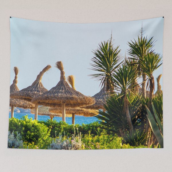 Item preview, Parasol At The Beach Of Ballermann Mallorca Palma designed and sold by mcshirtface.