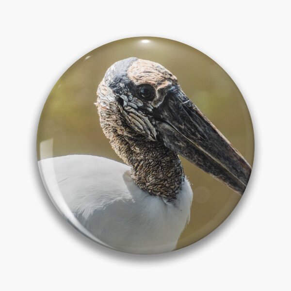 Item preview, Wood stork in  wildlife preserve designed and sold by KensLensDesigns.