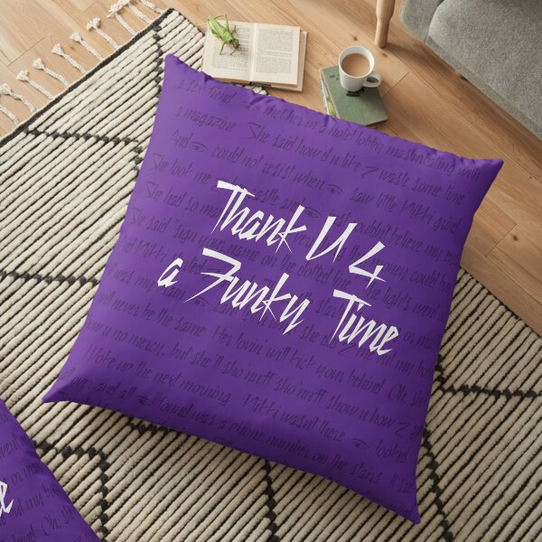 Sign Your Name on the Dotted Line Floor Pillow