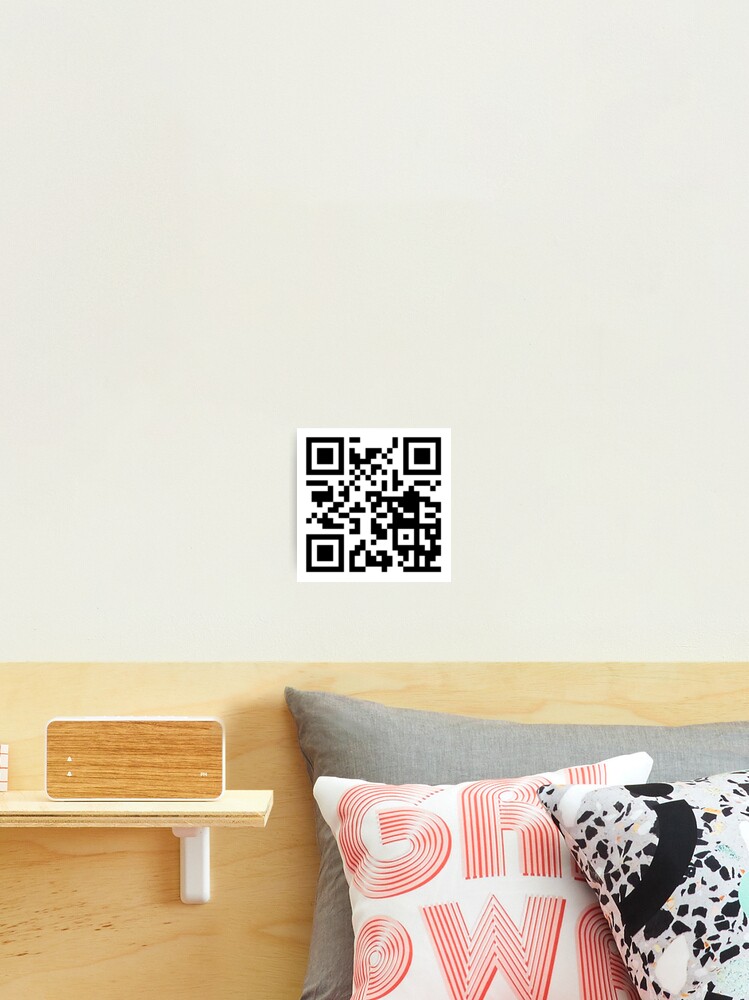 Rick Roll - QR Code Postcard for Sale by NikkiMouse82